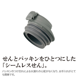 象印 ステンレスキャリータンブラー(0．42L) フォレストグレー SX-KA40-HM-イメージ2
