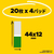 3M ポスト・イット フィルム 見出し マルチカラー4 44×12mm 4色 4冊 FCF996T-688MC-4N-イメージ2