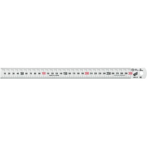 新潟精機 シルバースケール 快段目盛 300mm FC684NJ-SV-300KD-イメージ1