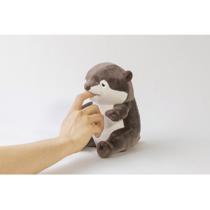 ユカイ工学 甘噛みハムハム くるり/カワウソ YE-HM001KU-イメージ2