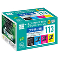 エコリカ ブラザー用リサイクルインクカートリッジLC113-4PK F029411-ECI-BR113-4P