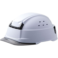 ミドリ安全 携帯型ヘルメット SC-T29BKP Flatmet3 ホワイト／スモーク FCJ191T-4001900201