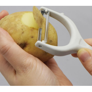TAKAGI 兼定 日本製 抗菌 兼定 VEGE-CUT ベジカット ステンレス ピーラー FCJ521W-イメージ3