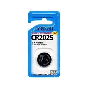 マクセル リチウム電池 CR2025 1BS-イメージ1