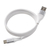 エルパ マグネットUSBケーブル ラウンド形状 60W 1m A&CtoC ホワイト MCA-ACC1060(WH)-イメージ1