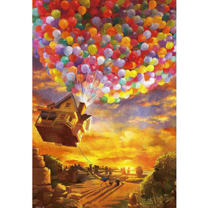 テンヨー ジグソーパズル 1000ピース 約束の地へ…(カールじいさんの空飛ぶ家) One Day at Sunset・シリーズ 〈キャンバス スタイル〉 D1000086カ-ルジイサンノ テンヨー ジグソーパズル 1000ピース 約束の地へ…(カールじいさんの空飛ぶ家) One Day at Sunset・シリーズ 〈キャンバス スタイル〉 D1000086カ-ルジイサンノ