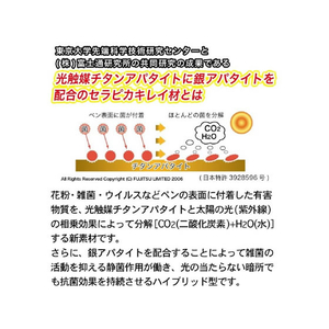 セーラー万年筆 光触媒セラピカキレイ 3色ボールペン スカイブルー F383822-16-0351-241-イメージ2