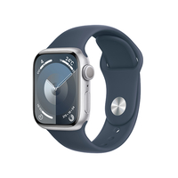 Apple Apple Watch Series 9(GPSモデル)- 41mm シルバーアルミニウムケースとストームブルースポーツバンド - S/M MR903J/A