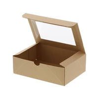 ヘイコー 食品箱 ネオクラフト 窓付BOX M クラフト 20枚 FC801SE-004248044