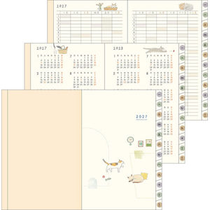 デザインフィル ポケットダイアリー ミニネコ柄 FCJ032U-22433006-イメージ6
