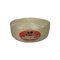 司化成工業 ツカサ　手結束用PP縄（ツカサテープ）P－100W　白 P-100W