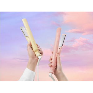 SALONIA ストレートヘアアイロン メロウクリームイエロー SAL24004-MY-イメージ2