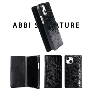 ABBI SIGNATURE iPhone 14 Plus用LIPARI イタリアンレザーダイアリーケース ダークブラウン ABS24086I14MDB-イメージ5