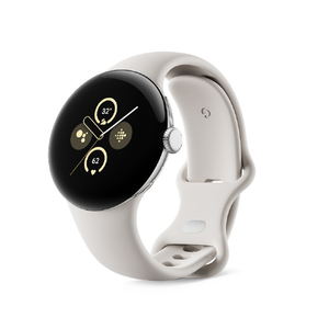 Google スマートウォッチ Google Pixel Watch 2 Polished Silver アルミケース/Porcelain アクティブバンド GA05031-GB-イメージ1