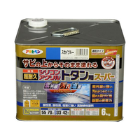 アサヒペン 油性超耐久シリコンアクリルトタン 6kg スカイブルー FC672NV