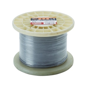 トラスコ中山 TRUSCO ステンレスワイヤロープ ナイロン被覆 1.5(2.0)mm×20 1.5(2.0)200302 FC131EK-4890825-イメージ1