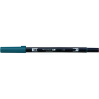 トンボ鉛筆 デュアルブラッシュペン ABT Turquoise F040004-AB-T443