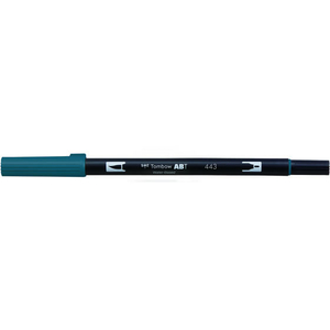 トンボ鉛筆 デュアルブラッシュペン ABT Turquoise F040004-AB-T443-イメージ1