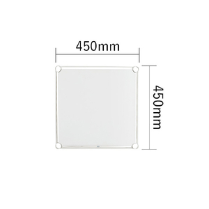 エレクター ベーシックシリーズ Fシュルフ 連結用天板 W450xD450mm ホワイト 1枚 ホワイト ﾚﾝｹﾂﾖｳﾃﾝﾊﾞﾝW45XD45CMﾎﾜｲﾄ-イメージ2