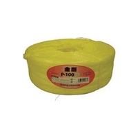 司化成工業 ツカサ　手結束用PP縄（ツカサテープ）P－100Y　黄 P-100Y