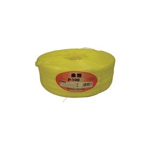 司化成工業 ツカサ　手結束用PP縄（ツカサテープ）P－100Y　黄 P-100Y-イメージ1