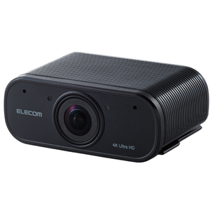 エレコム 4Kオートズーム対応Webカメラ ブラック UCAM-CX80FBBK-イメージ1