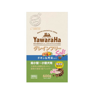 マルカン マルカン サンライズ/ヤワラハ グレインフリーソフトチキン&野菜入り 600g FCD0857-イメージ1