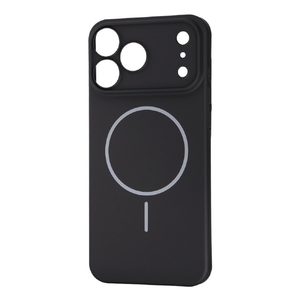 レイ・アウト iPhone 18 Pro Max用 / 17 Pro Max用  / ハードケース スリムフィット 0.6mm +マグネット充電対応 / ブラック RT-P59PMS/B-イメージ1