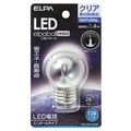 エルパ LED電球 E26口金 全光束60lm(1．4Wミニボールタイプ相当) クリア昼白色 1個入り elpaball mini LDG1CN-G-G255