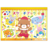 協和紙工 FCD073G-39-104 スケッチブックB4 30枚 3冊入 |エディオン