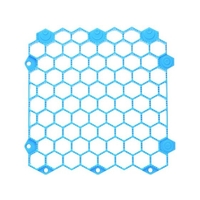 トラスコ中山 抗菌・防炎ジョイントスノコ 土足用 ブルー FC390JN-2065388