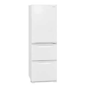 パナソニック 【右開き】365L 3ドア冷蔵庫 グレイスホワイト NR-C374C-W-イメージ2