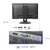 I・Oデータ 100Hz対応 27型 液晶ディスプレイ フリースタイルスタンドモデル ブラック LCD-A272SDB-F-イメージ3