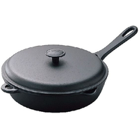 岩鋳 南部鉄 蓋付フライパン 24cm 24112 FC483LE-1842500