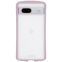 NATURAL design Google Pixel 8a用ワイヤレス充電対応背面型ケース Chrome-CLEAR ココア GP8A-CHC10