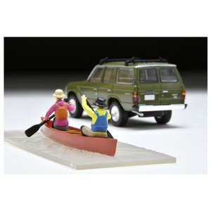 トミーテック トミカリミテッドヴィンテージ NEO LV-N279e トヨタ ランドクルーザー60 (オリーブ) カヌー、フィギュア付 LVN279Eﾄﾖﾀﾗﾝｸﾙ60ｵﾘ-ﾌﾞ-イメージ5