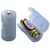 旭電機化成 単3が単2になる電池アダプター ブルー ADC-320BL-イメージ2