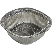 トラスコ ＩＨ対応鍋 角型 ２０枚入 外径１９０×１７４ｍｍ 内径１５８×１５３ｍｍ 底径１２５ｍｍ 深さ５７ｍｍ 食品衛生法適合（ポジティブリスト対象外） IH1989B2