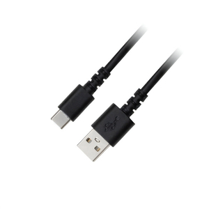 グリーンハウス USB Type-A - USB Type-C充電/データ転送ケーブル(2．0m) ブラック GH-UCACA20-BK-イメージ2