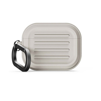 elago AirPodsPro3用耐衝撃シリコンケｰスカラビナ付き/ストｰン elago ストーン EL_A3PCSSCAG_ST