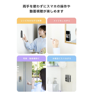 エレコム TakoPita 吸盤スマホパッド ブラック P-TKPTSUC01BK-イメージ5