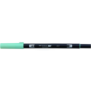 トンボ鉛筆 デュアルブラッシュペン ABT Sky Blue F040008-AB-T451-イメージ1
