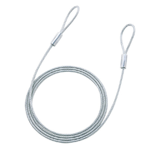 サンワサプライ eセキュリティ(ワイヤー、長さ2．0m・直径4．6mm) SLE-8W-2N-イメージ1