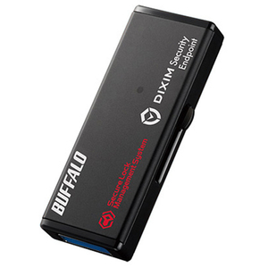 バッファロー 法人向けセキュリティーUSBメモリー ウイルスチェック 1年 16GB ブラック RUF3-HS16GEV-イメージ1