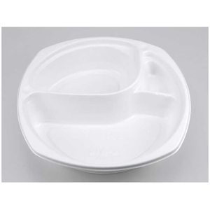 シーピー化成 カレー容器 BF-219 ホワイト本体 50枚 FCG285V-00111180-イメージ1
