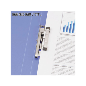 リヒトラブ パンチレスファイルHEAVYDUTY A4タテ 背幅25mm 赤 1冊 F804713-F-367-1-イメージ2