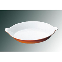 Royale ロイヤル 小判 耳付グラタン皿無地 No.603 15cm カラー FC130LX-8080200