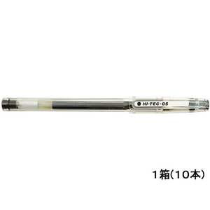 パイロット ハイテック05 極細0.5mm 黒 10本 F189675-LH-20C5-B-イメージ1