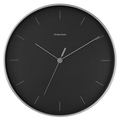 アイリスオーヤマ 壁掛け時計 ブラック AC01-30-B