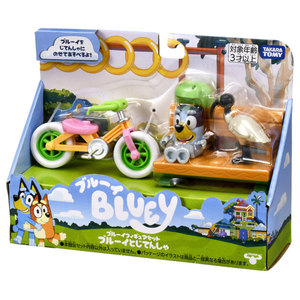 タカラトミー ブルーイ ブルーイフィギュアセット ブルーイとじてんしゃ ブルーイ ﾌﾞﾙ-ｲﾌｲｷﾞﾕｱｾﾂﾄﾌﾞﾙ-ｲｼﾞﾃﾝｼﾔ-イメージ6